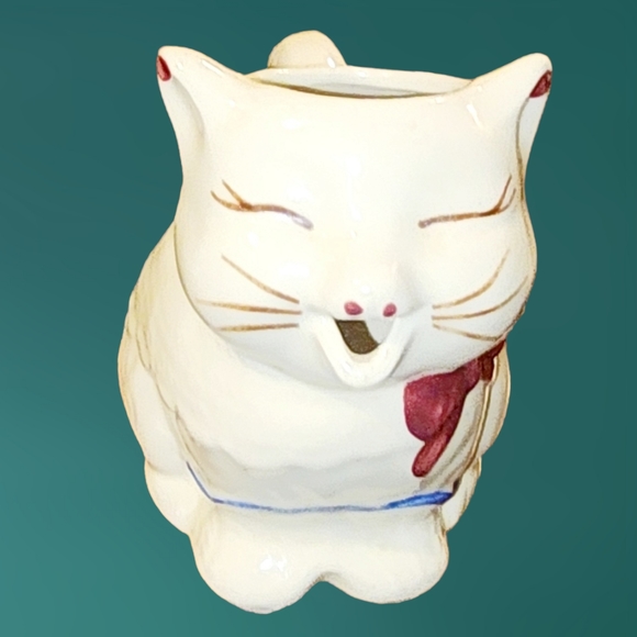 Vintage Anthropomorphic Shawnee USA Patented Puss 'n Boots Kitty Cat Creamer - Picture 6 of 7
